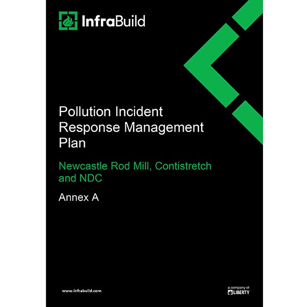 Pollution Incident Response Management Plan: Newcastle Rod Mill, Contistretch and NDC Annex A