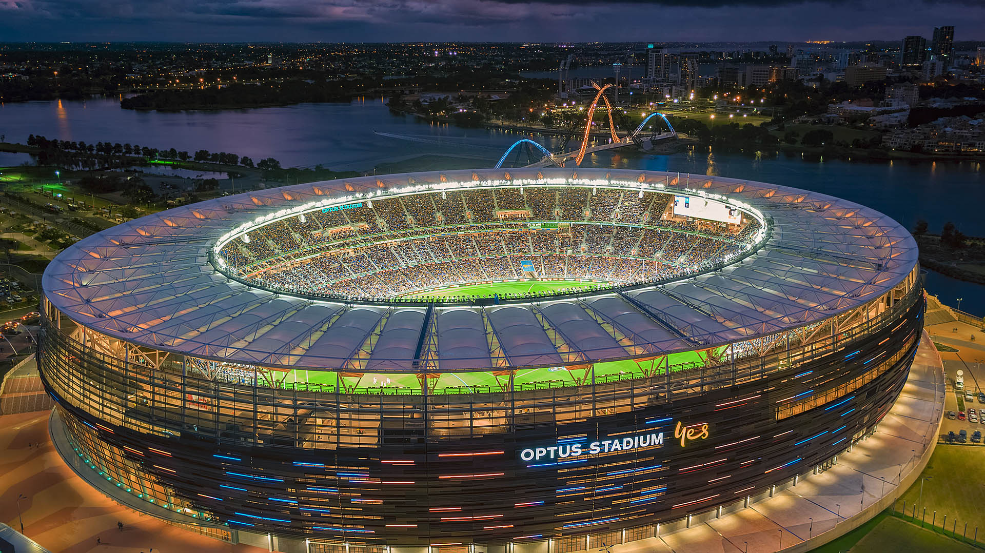Optus Stadium world s Most Beautiful InfraBuild