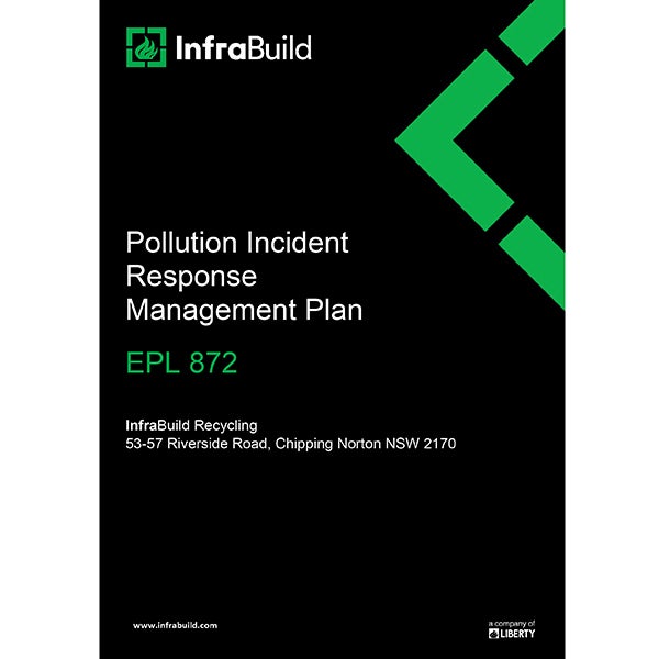 Pollution Incident Response Management Plan: Recycling Chipping Norton