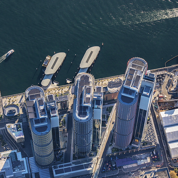 Aerial Photography of Barangaroo in May 2018 by Hamilton Lund