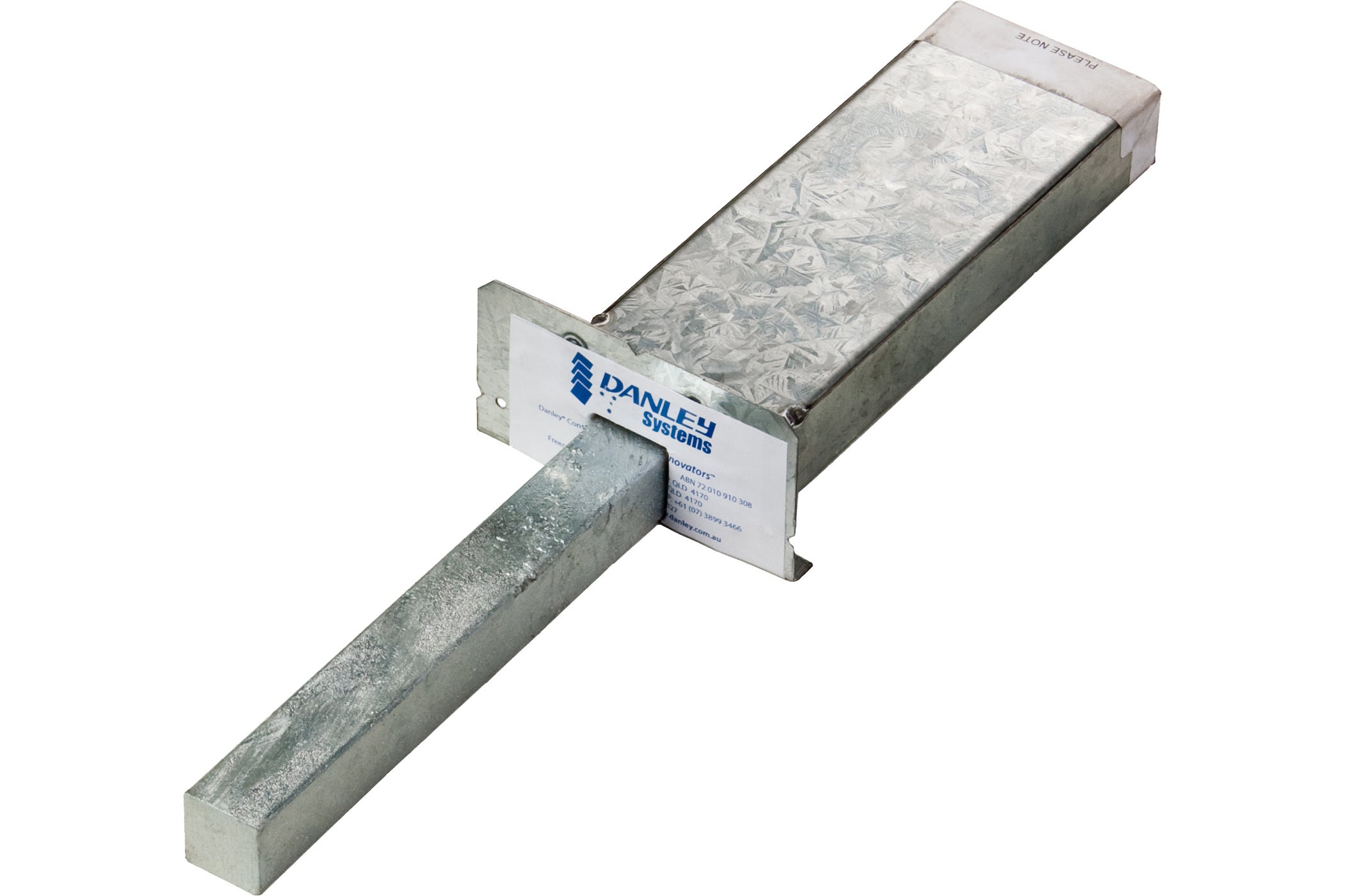 Square Dowel Flange Dowel Box with Galvanized Dowels Danley™ InfraBuild