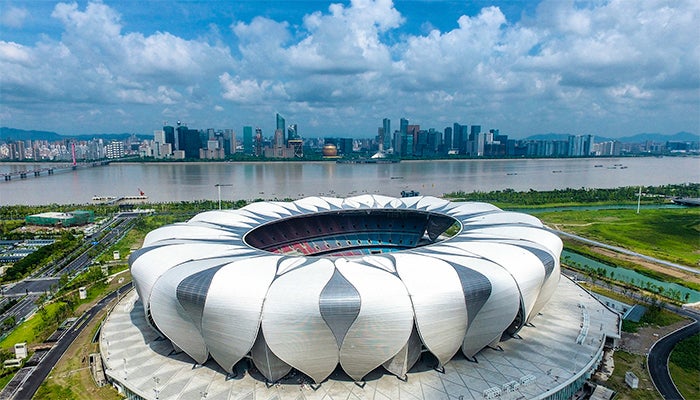 Hangzhou Sports Park Stadium, Hangzhou, China (courtesy Prix Versailles)