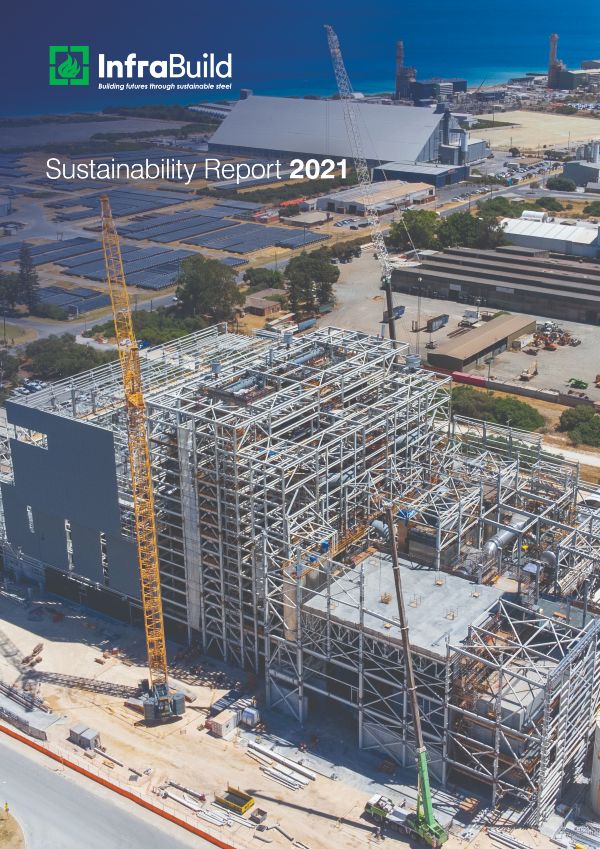 InfraBuild Sustainability Report front cover