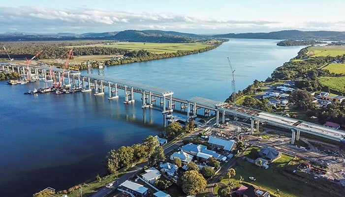 Bridge over the Clarence River at Harwood